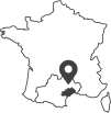 Localisation département Hérault sur carte France