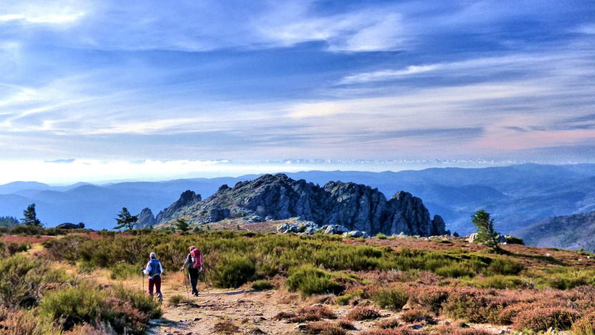 Randonneurs sur le Caroux