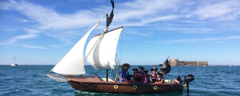 Balade en petit voilier avec les enfants au Cap d'Agde