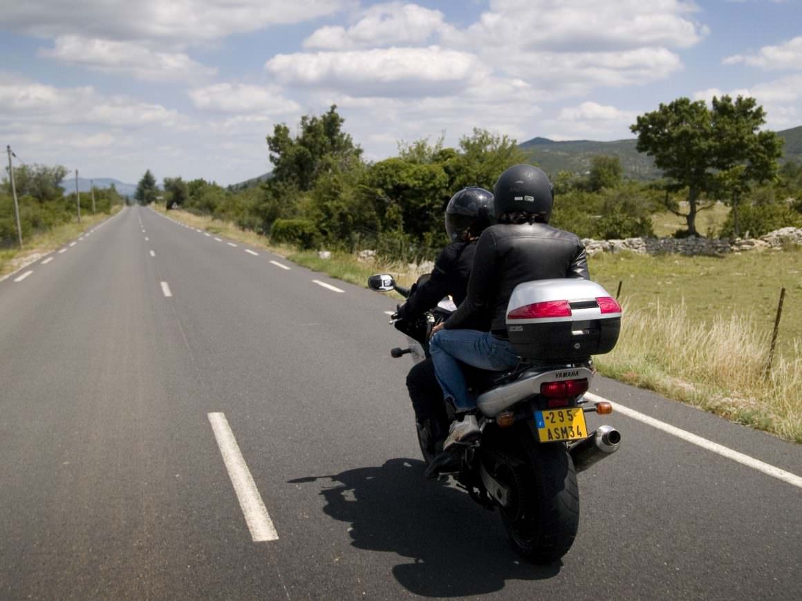 Balade moto vers le Grand Site Cirque de Navacelles