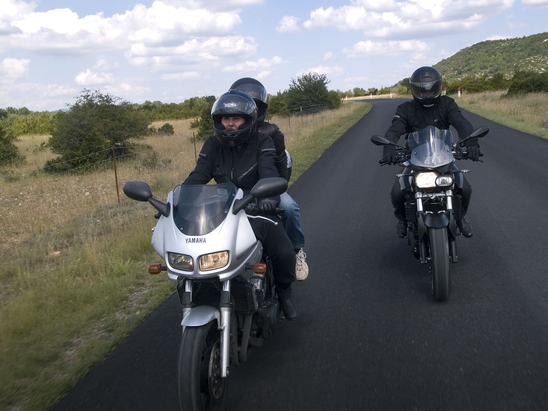 Balade moto dans l'Hérault