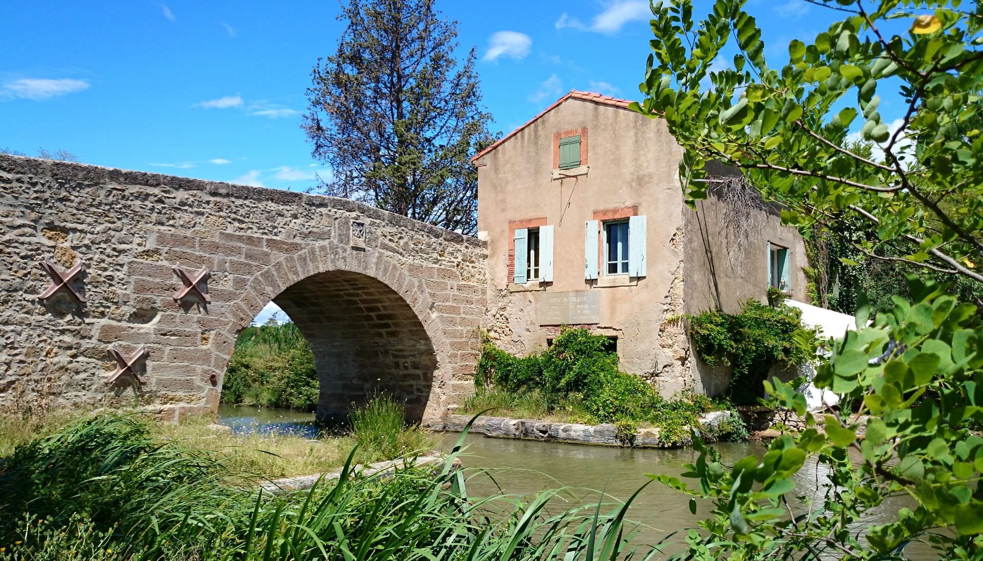 Le canal du midi au relai de Pigasse