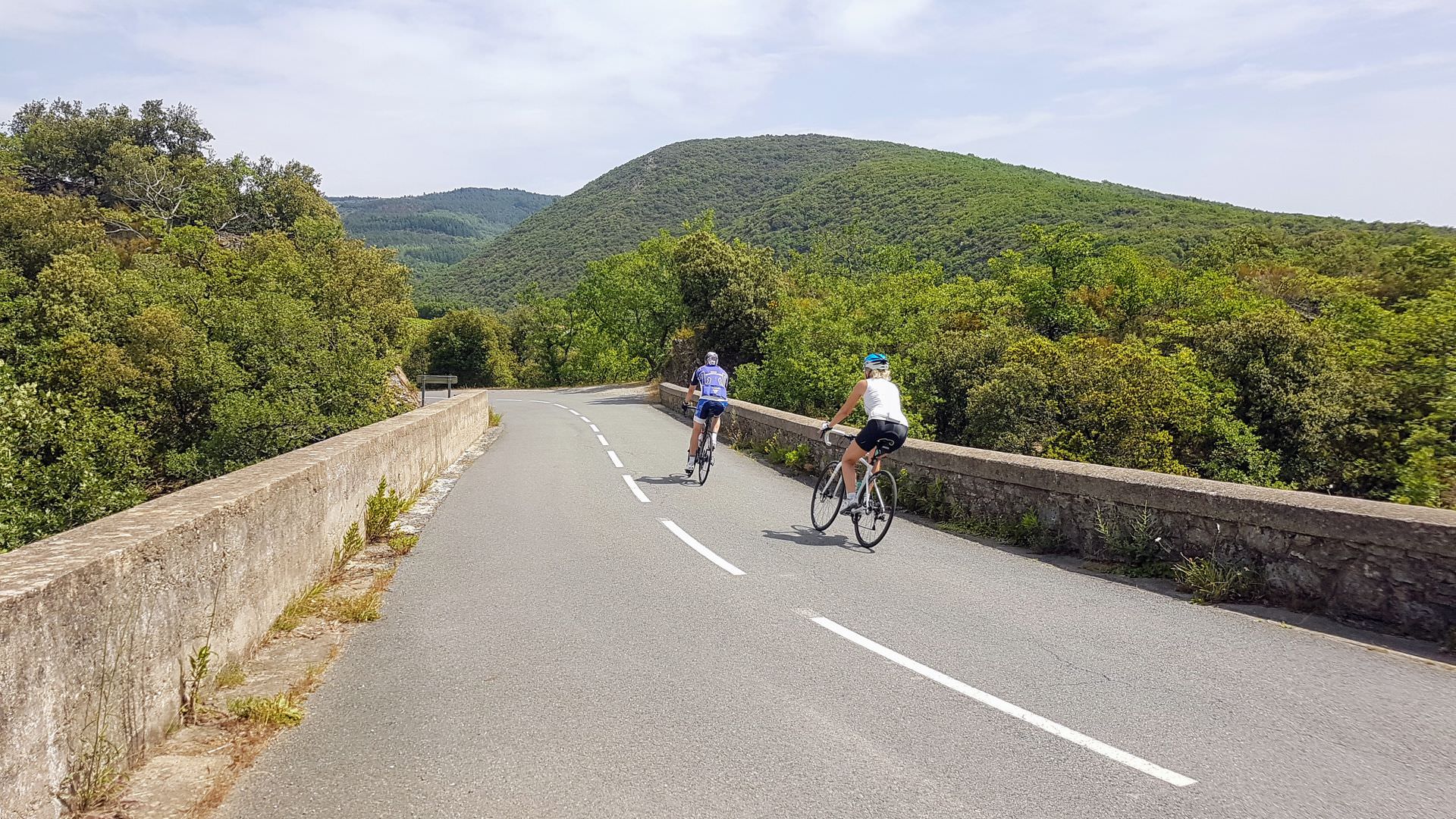 Cyclistes sur la boucle cyclo n°12