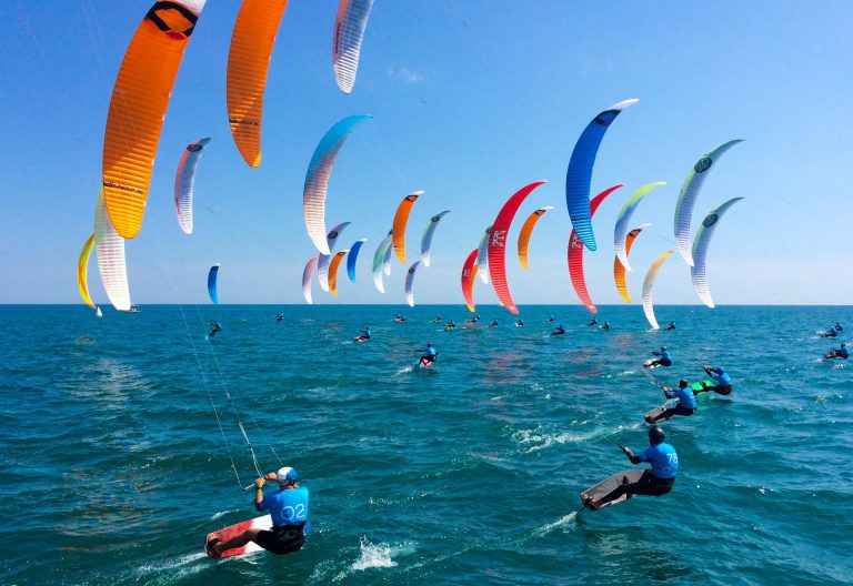 Kitesurf à Maguelone