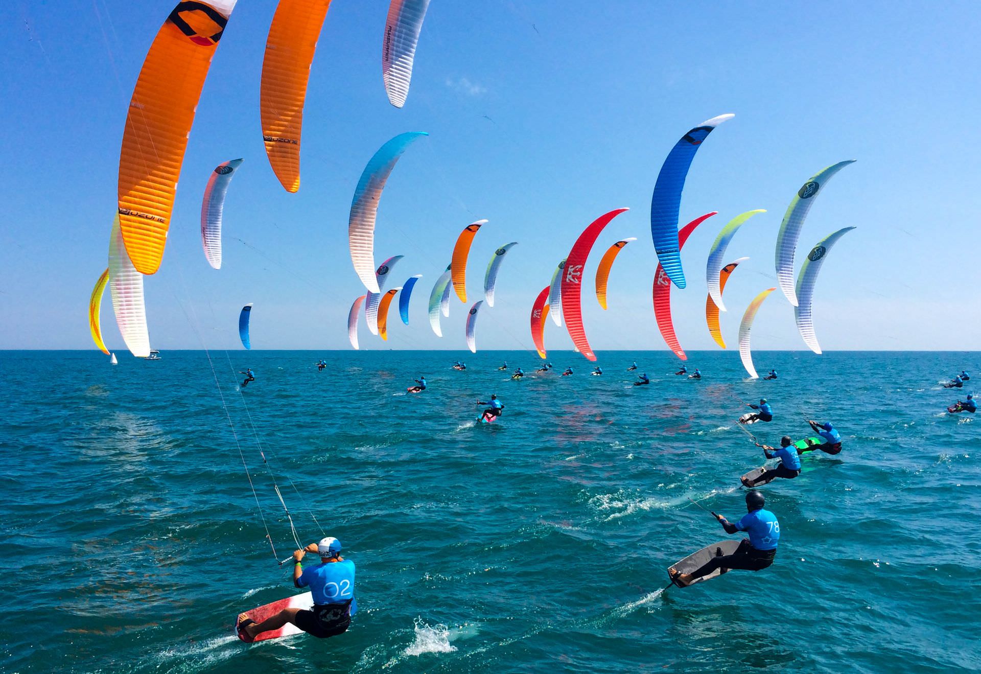 Kitesurf à Maguelone