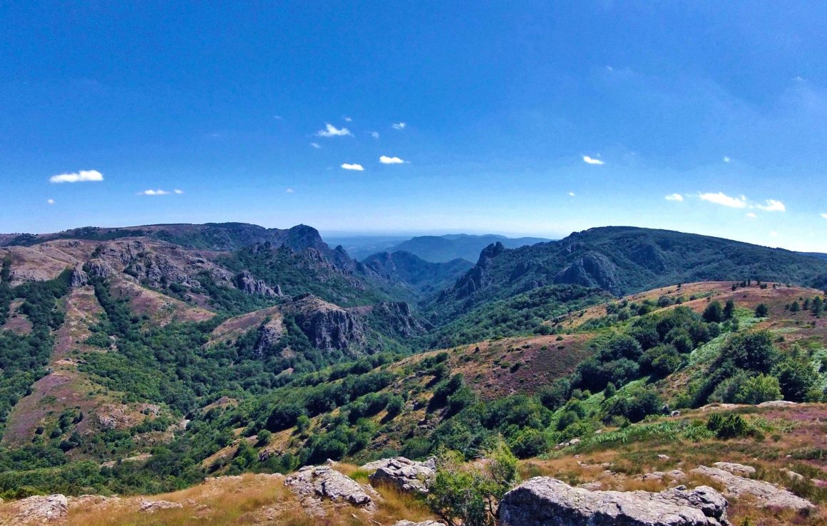 Panorama depuis les monts de l'Espinouse