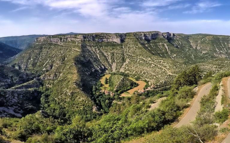 Le Cirque de Navacelles vu du Causse de Blandas