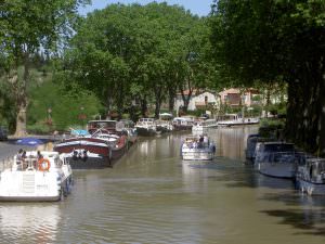 Le canal du midi à Capestang