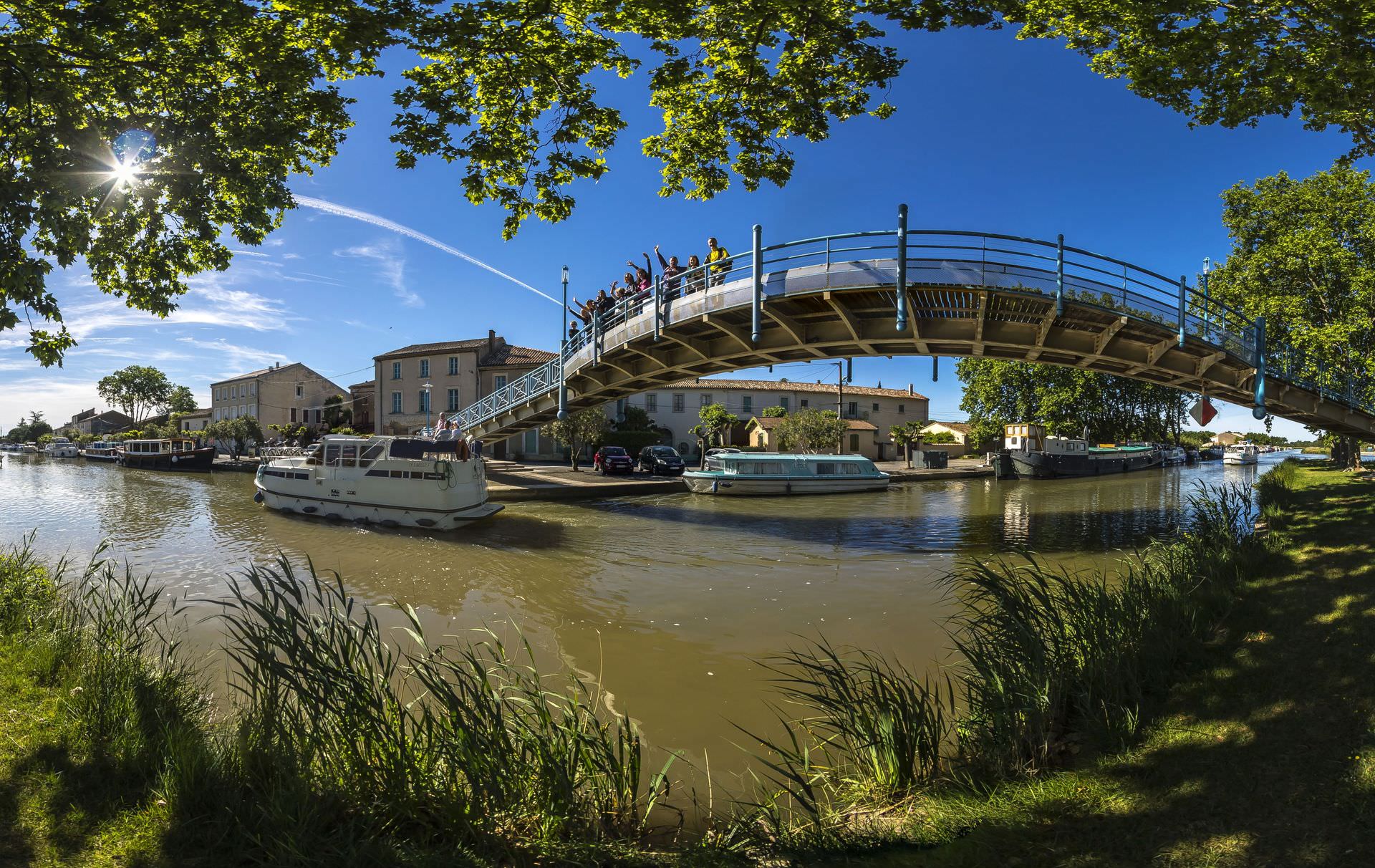 Le port de Homps, Canal du Midi