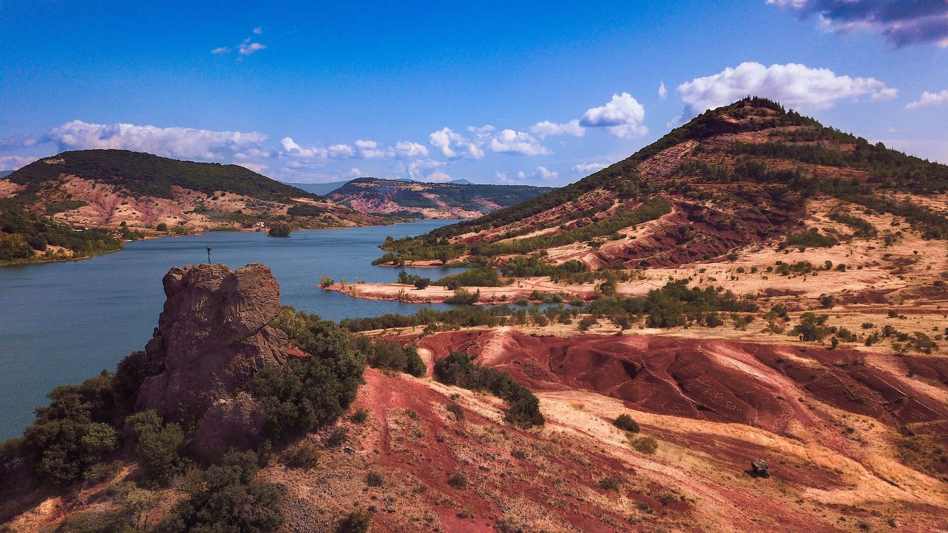 Le Lac Du Salagou Plan te Mars