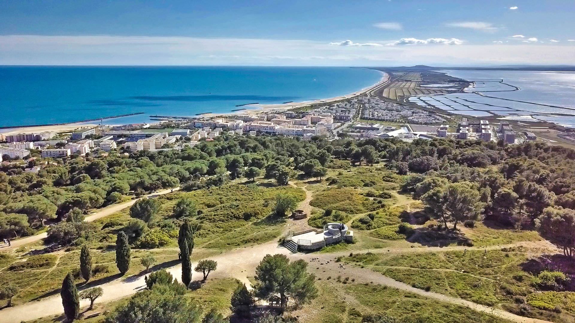 Panorama depuis les Pierres Blanches à Sète