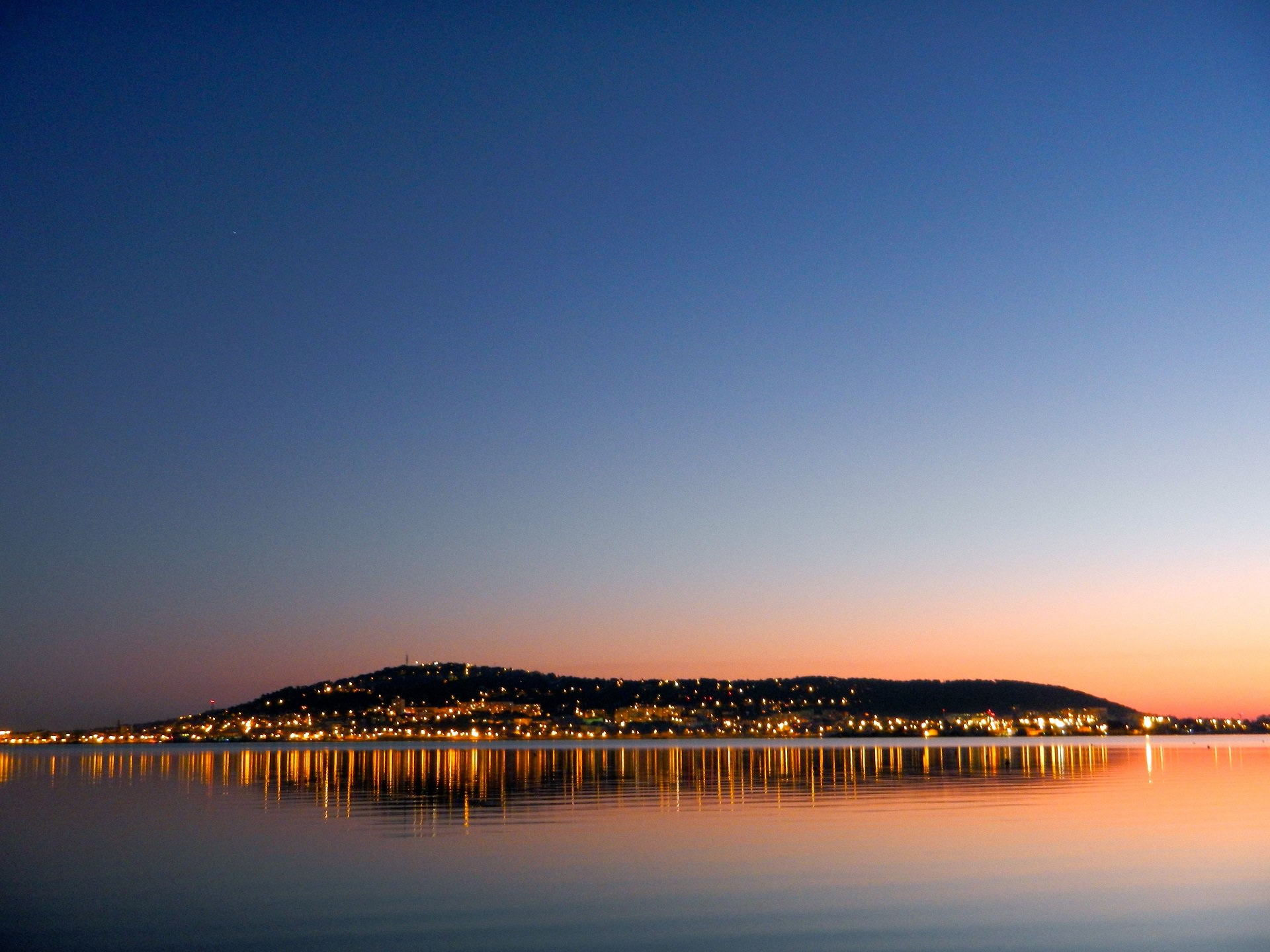 Coucher de soleil sur Sète