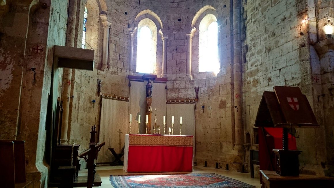 Dans l'abbaye de Fontcaude
