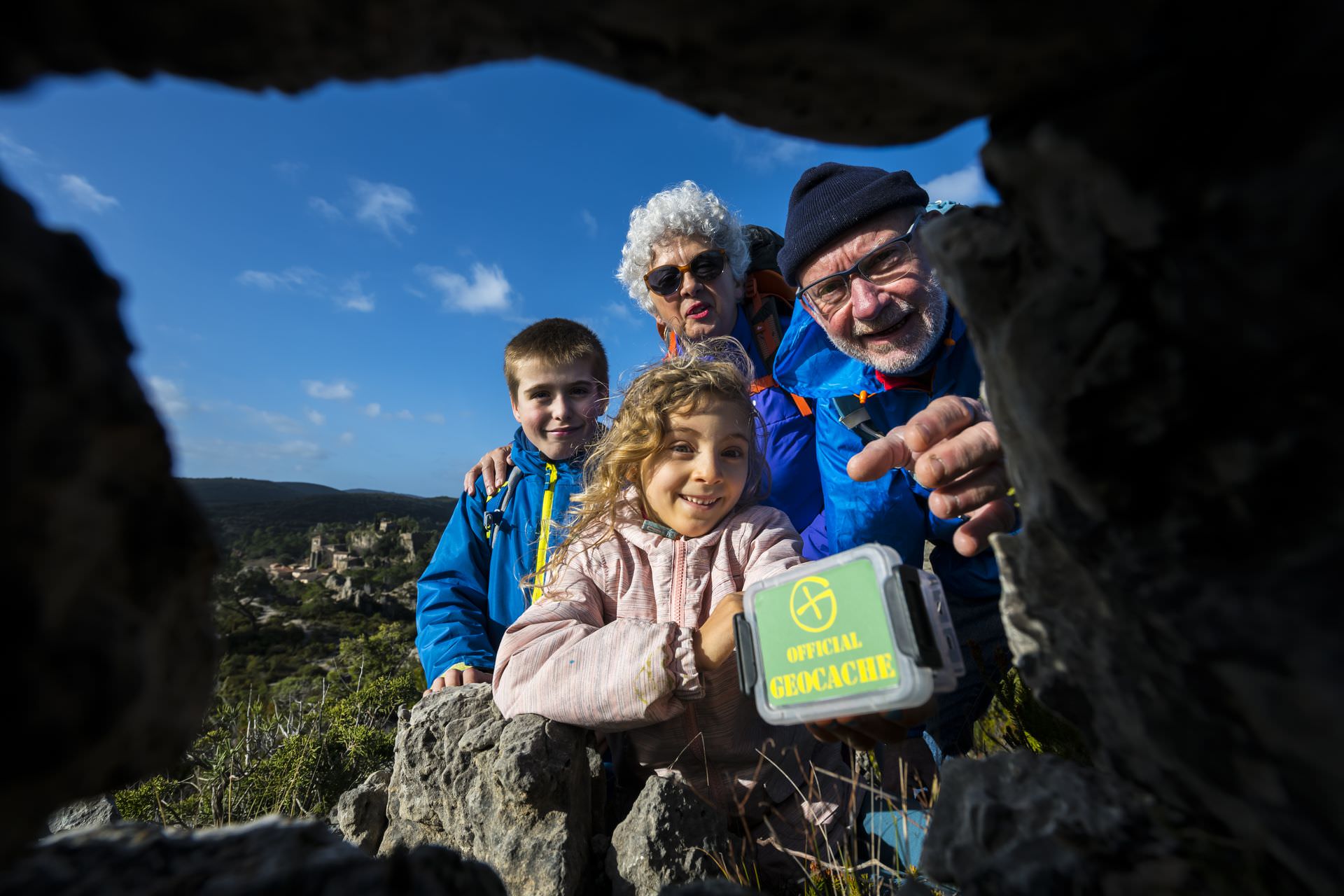 Geocaching à Mourèze