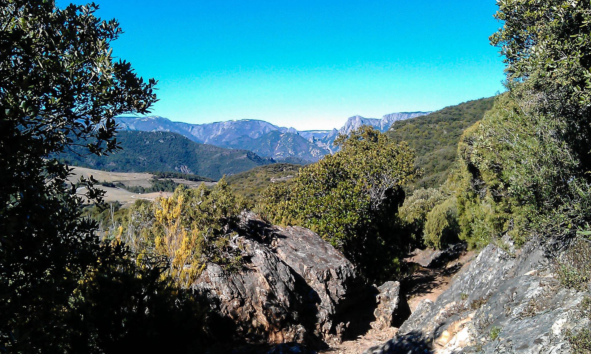 Rando de l'Ayrolle, vue sur le Caroux