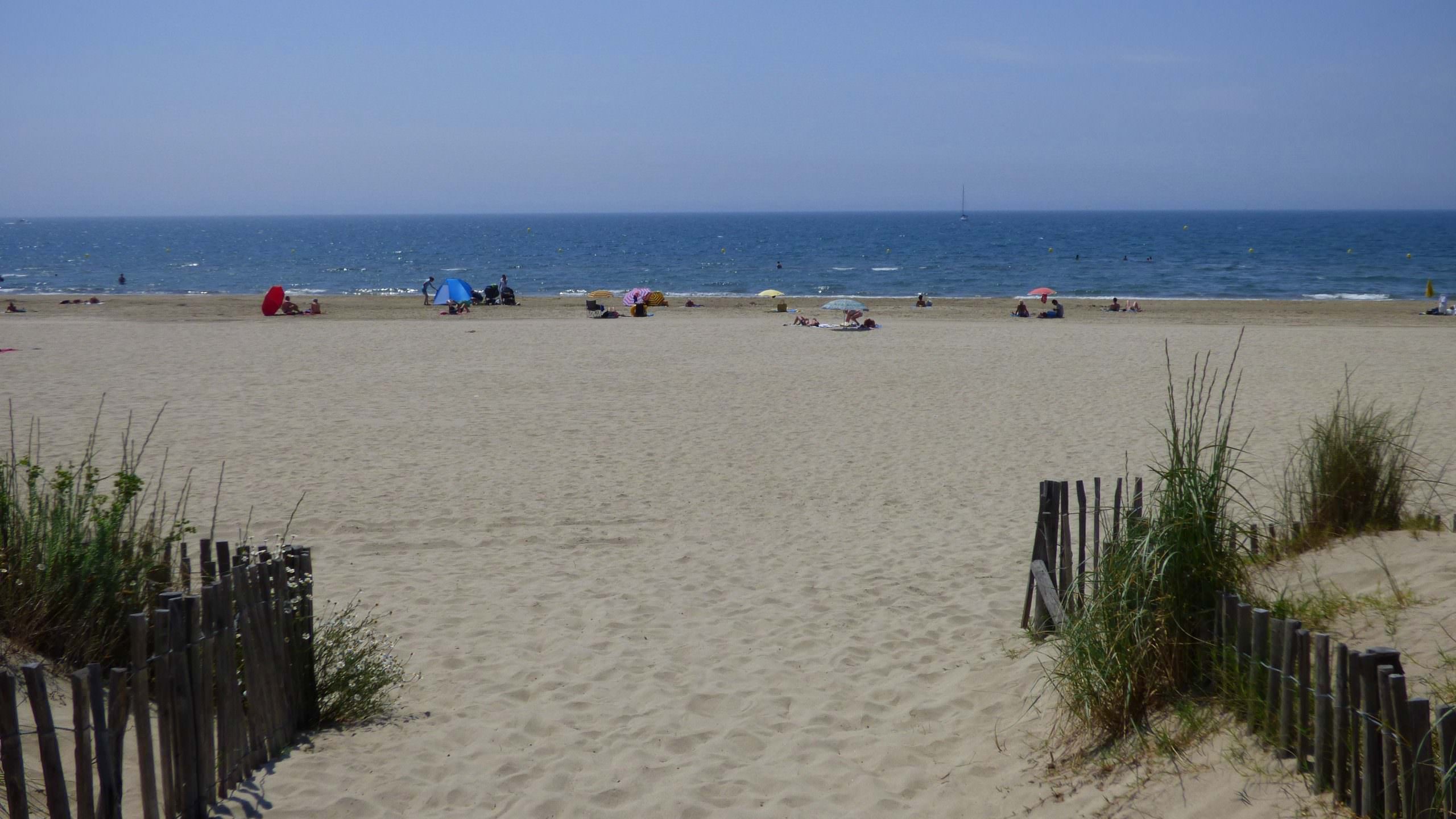 Plage de la Grande Motte, son sable fin