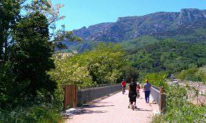 Voie Verte Passa Païs en famille à pied et en vélo au pied du Caroux