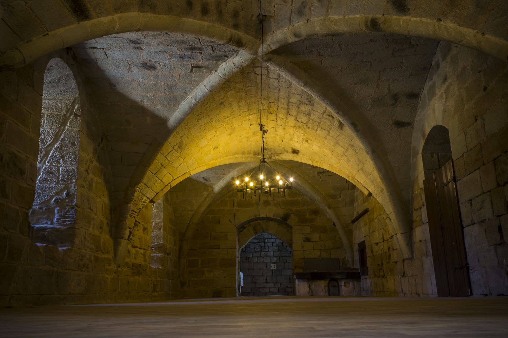 Salle du Chapitre, au Prieuré St-Michel de Grandmont