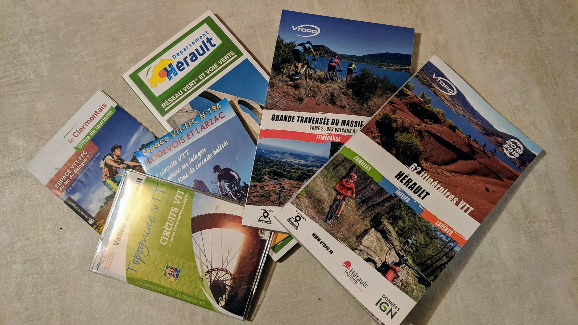 topos guides et cartes de sites VTT-FFC