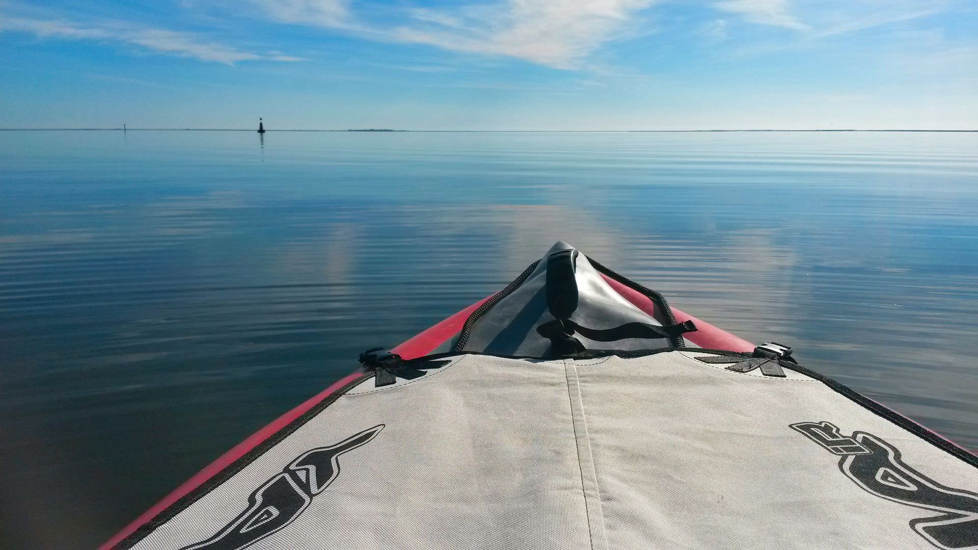 Balade en kayak sur l'étang de Thau