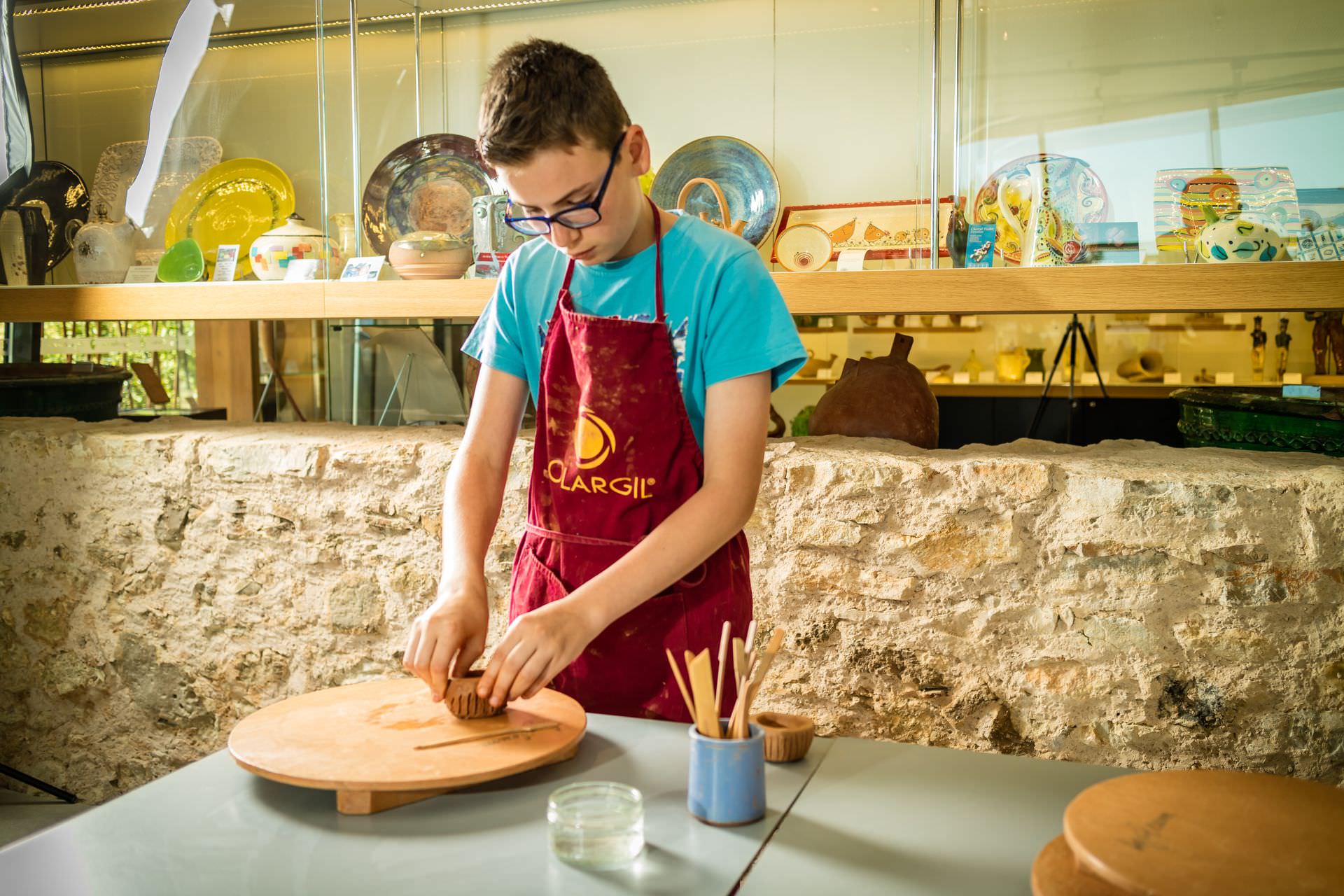 Musée et maison de la poterie et de l'argile Argileum Saint Jean de Fos Famille enfant