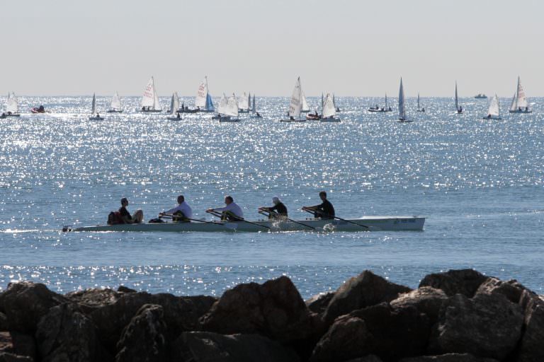 Aviron à Carnon