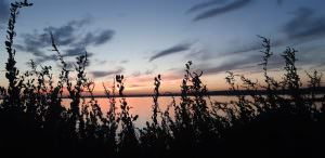 Balaruc coucher de soleil sur l'étang de Thau