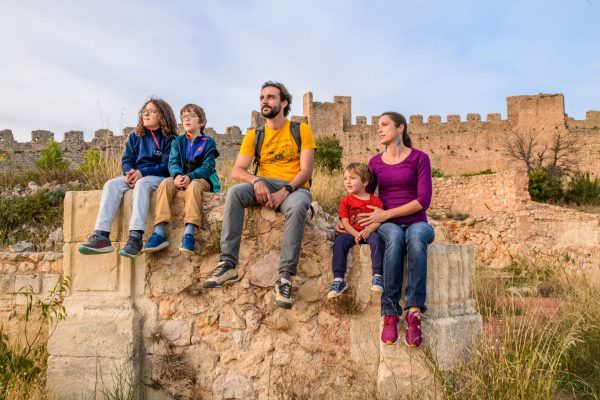 Famille au Castellas de Montpeyroux