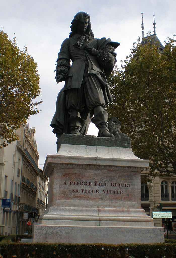 Statue de Riquet à Béziers