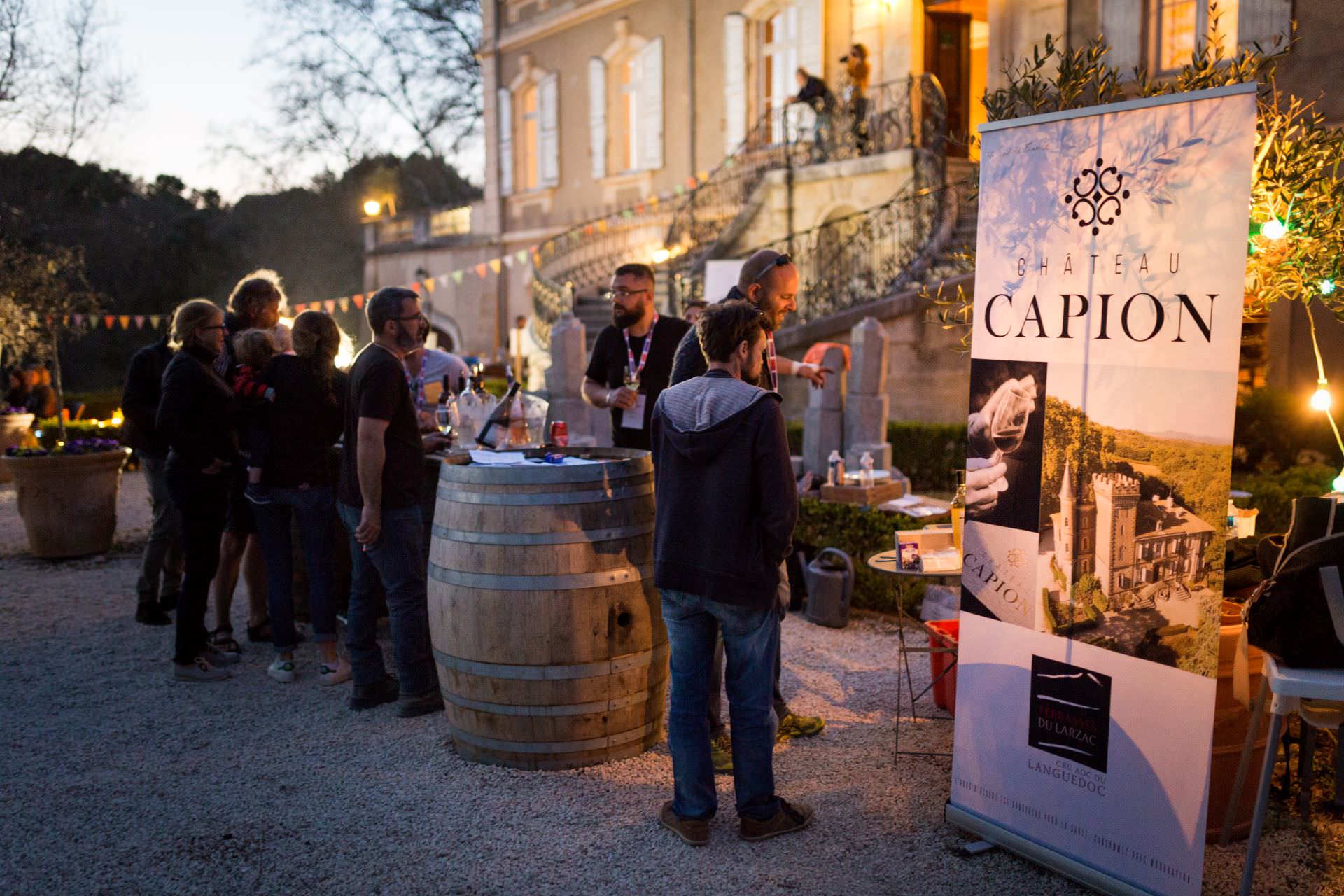 Soirée festive en extérieure au Domaine Capion à Aniane