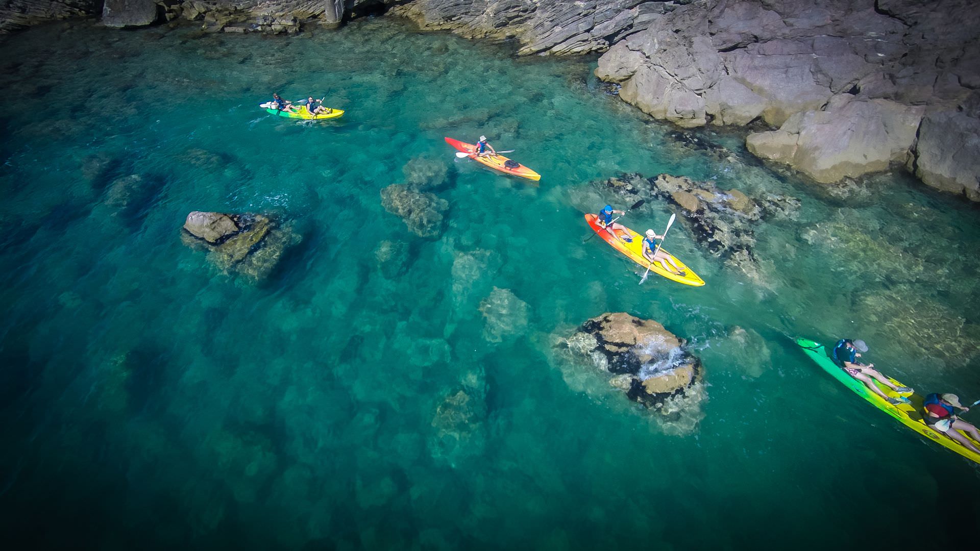 Kayak de mer à Sète