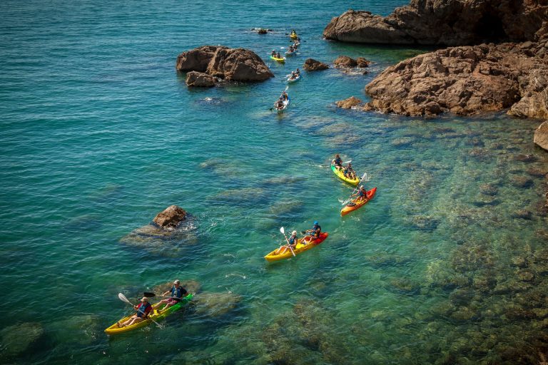 Kayak de mer à Sète