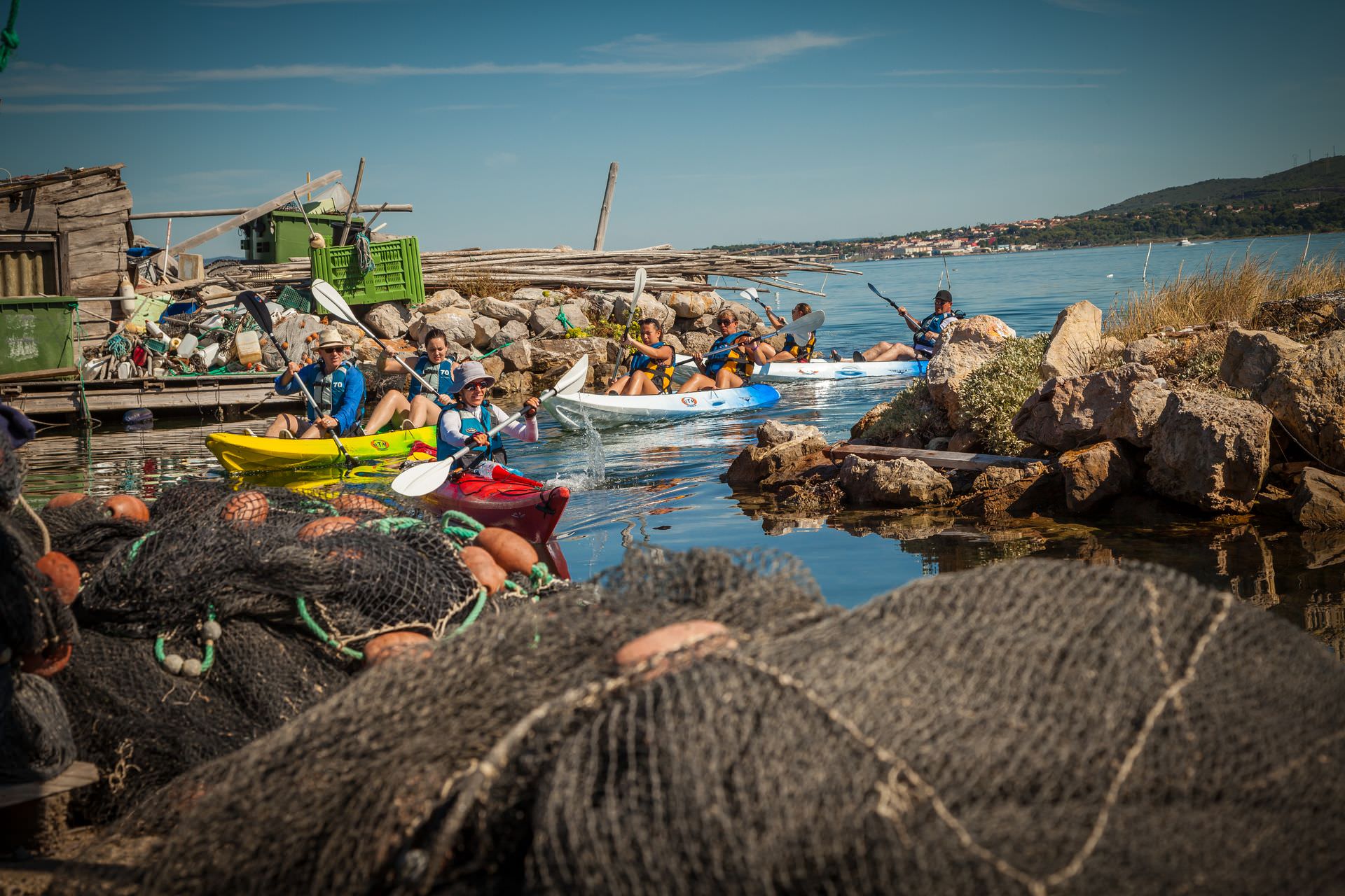 Kayak de mer autour de Sète © Kayakmed Kayak de mer autour de Sète