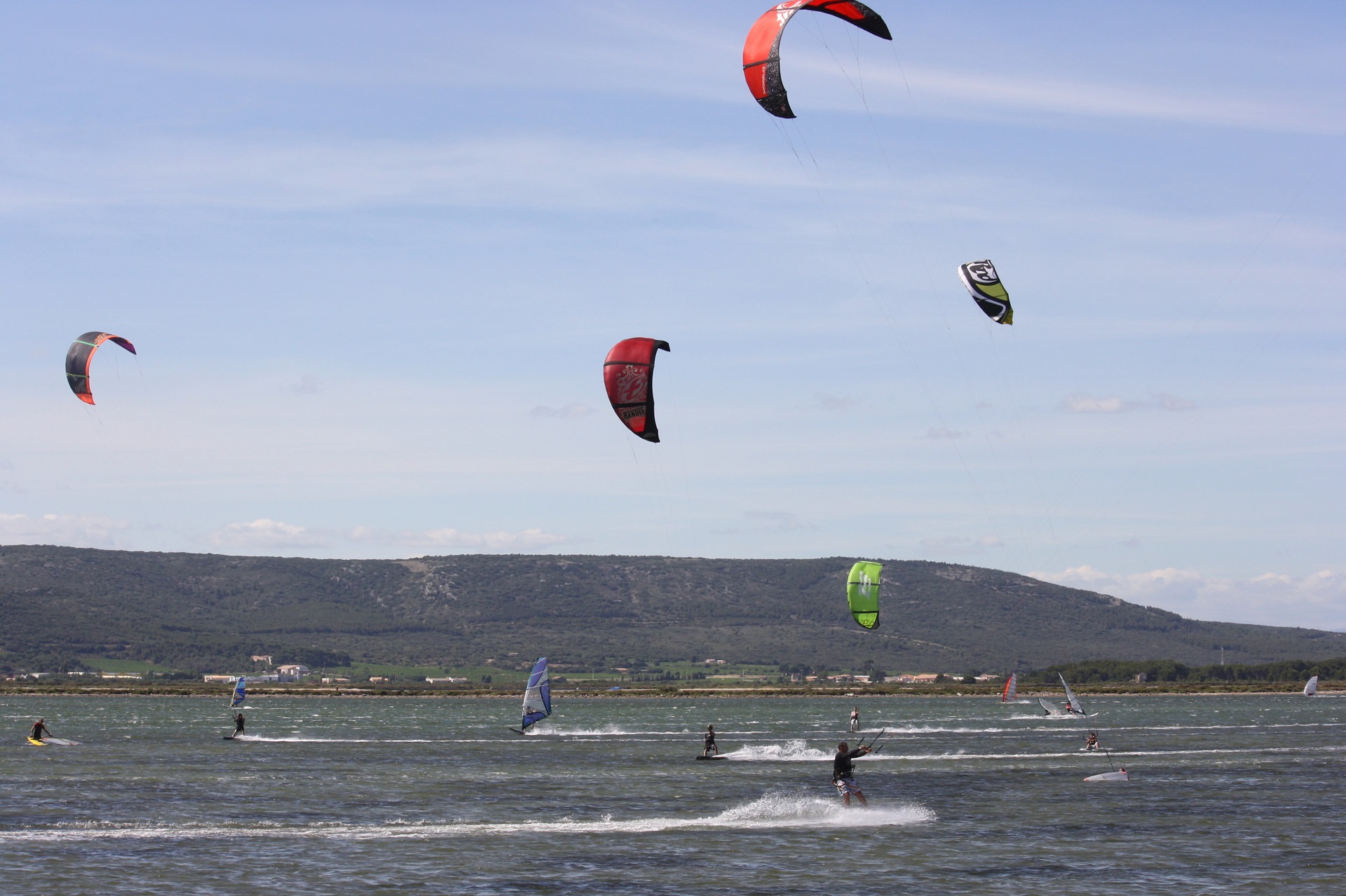 Kitesurf sur l'Etang d'Ingril