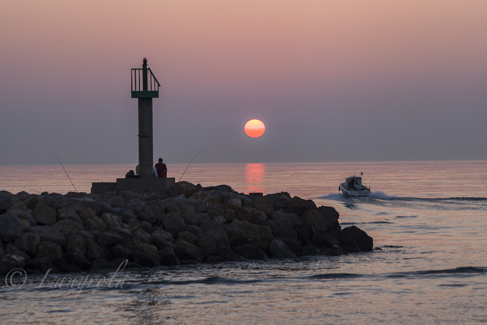 Lever de soleil à Valras