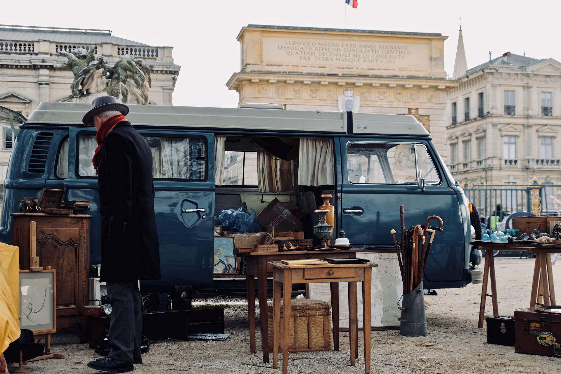 Brocanteurs aux Dimanches du Peyrou © Marie Frayssinet