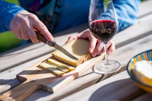 Dégustation de vin et fromage