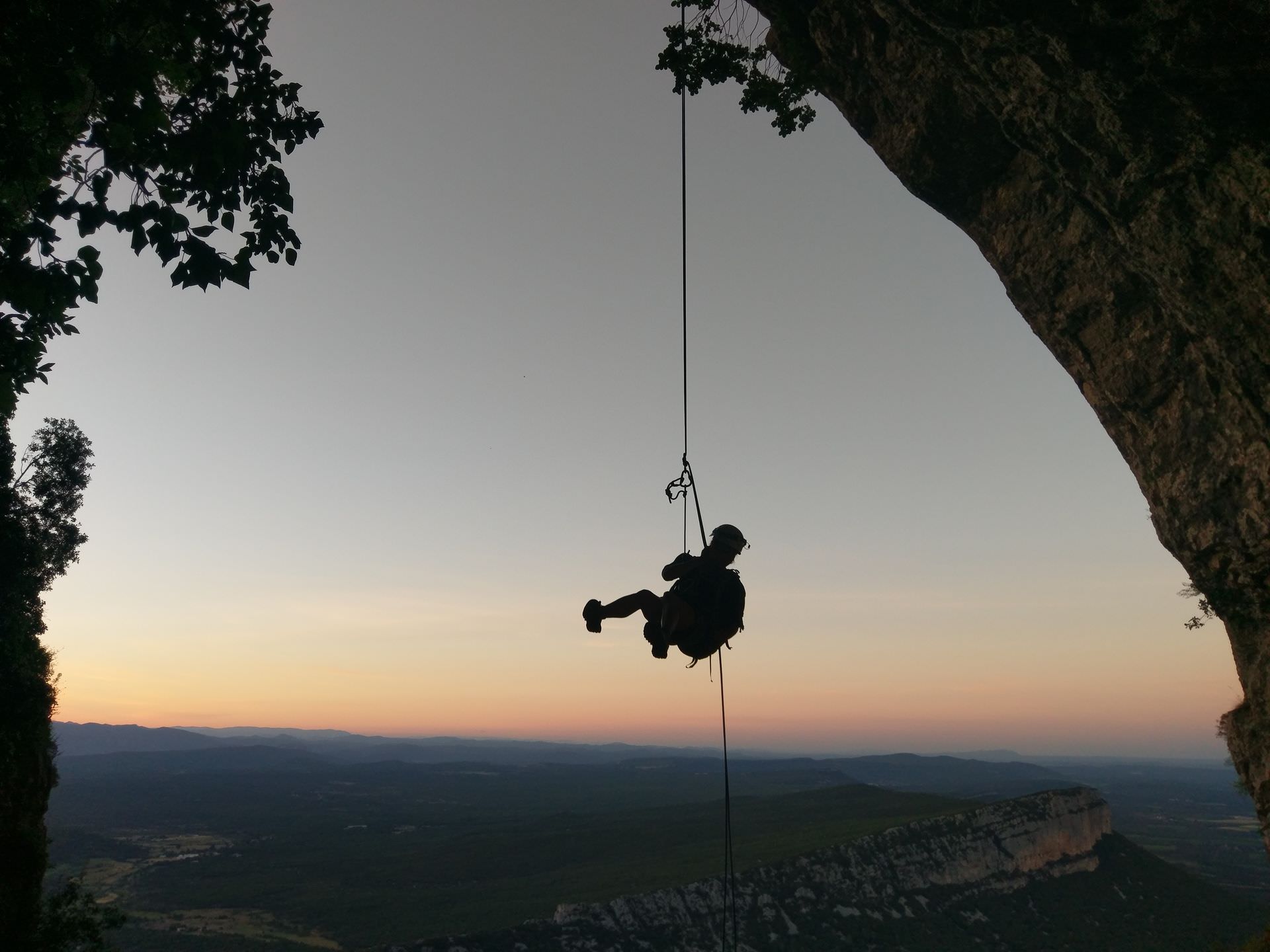 guides hérault - Rando rappel Pic St Loup avec Vue d'en Haut