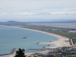 Plage de la baleine à Sète