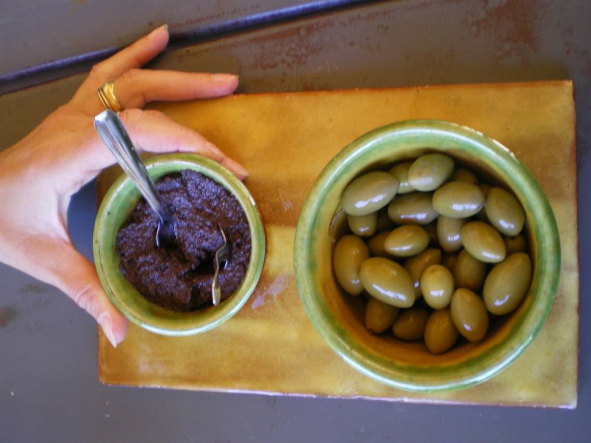 Olives et tapenade