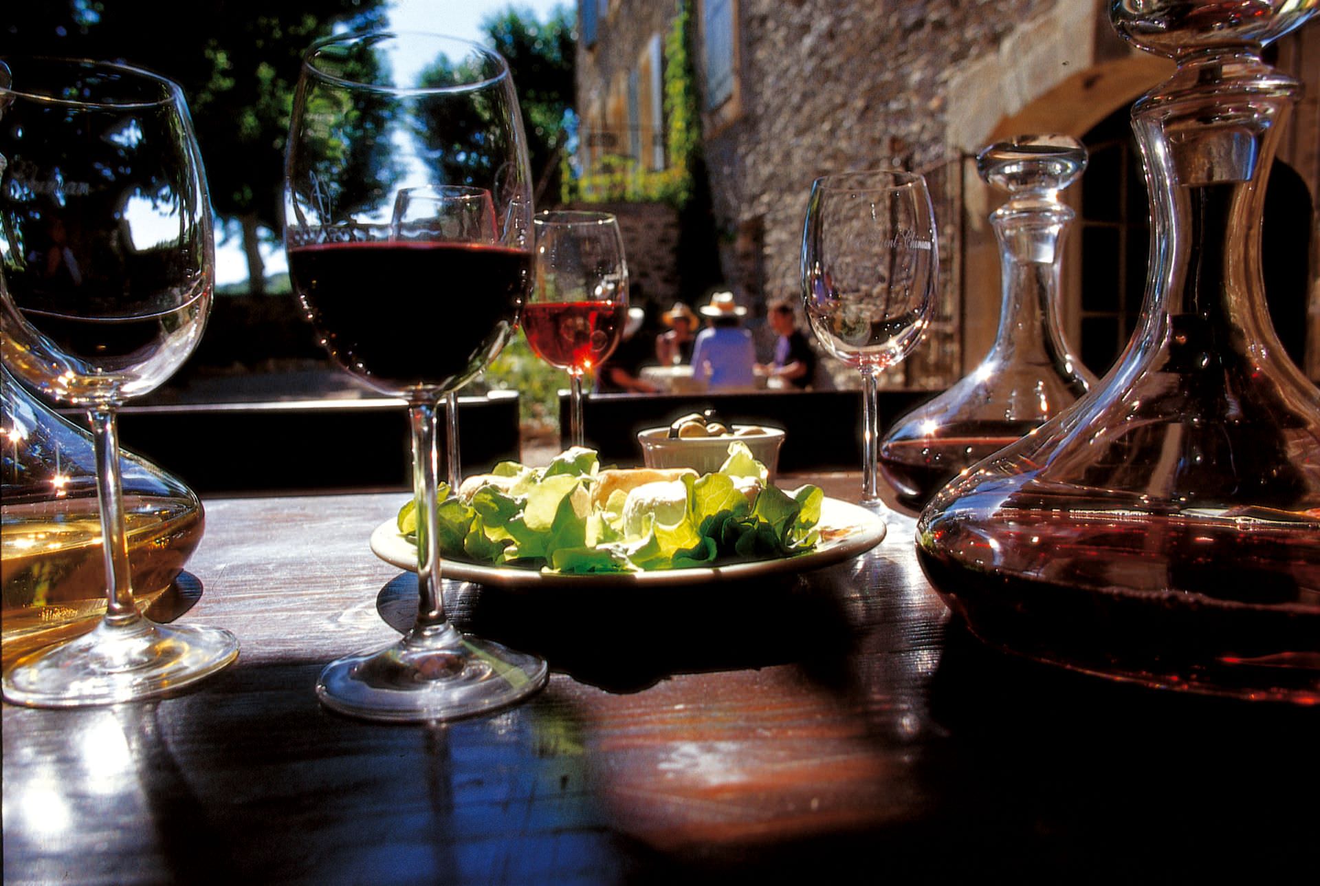 Terrasse en Minervois St Chinian Faugères et Haut Languedoc