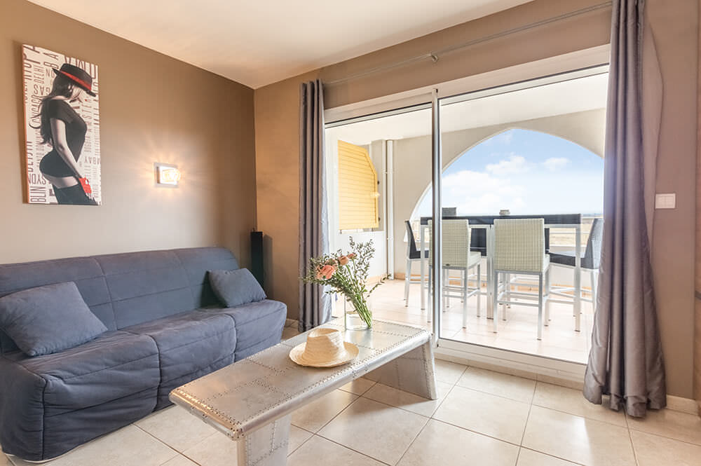 Chambre appartement au Natureva Spa Cap d'Agde