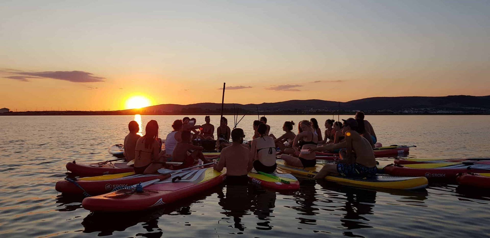 Balade paddle afterwork dégustation de muscat avec Tikicenter