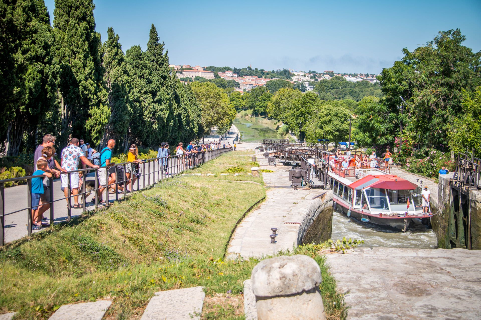 9 écluses de Fonséranes à Béziers