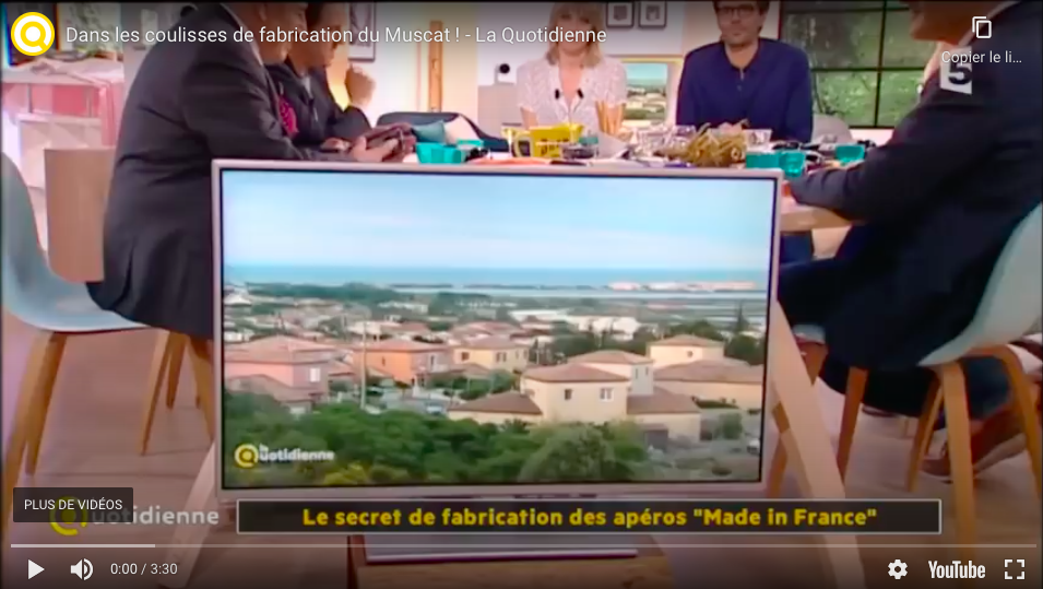 La fabrication du muscat de Frontignan