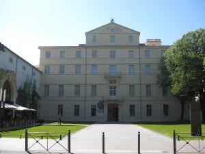 Façade extérieure de l'entrée du Musée Fabre à Montpellier