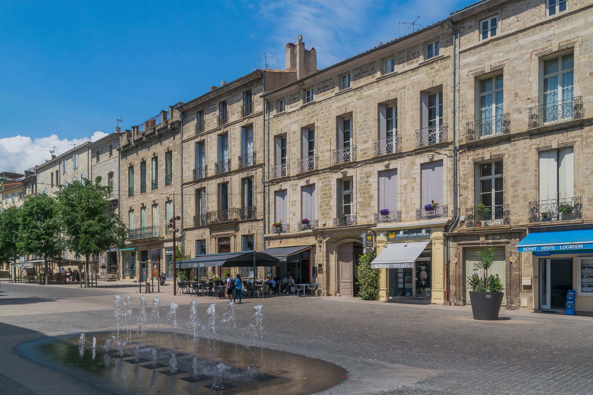 Cours Jean Jaurès à Pézenas