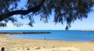 Plage du Lazaret à Sète