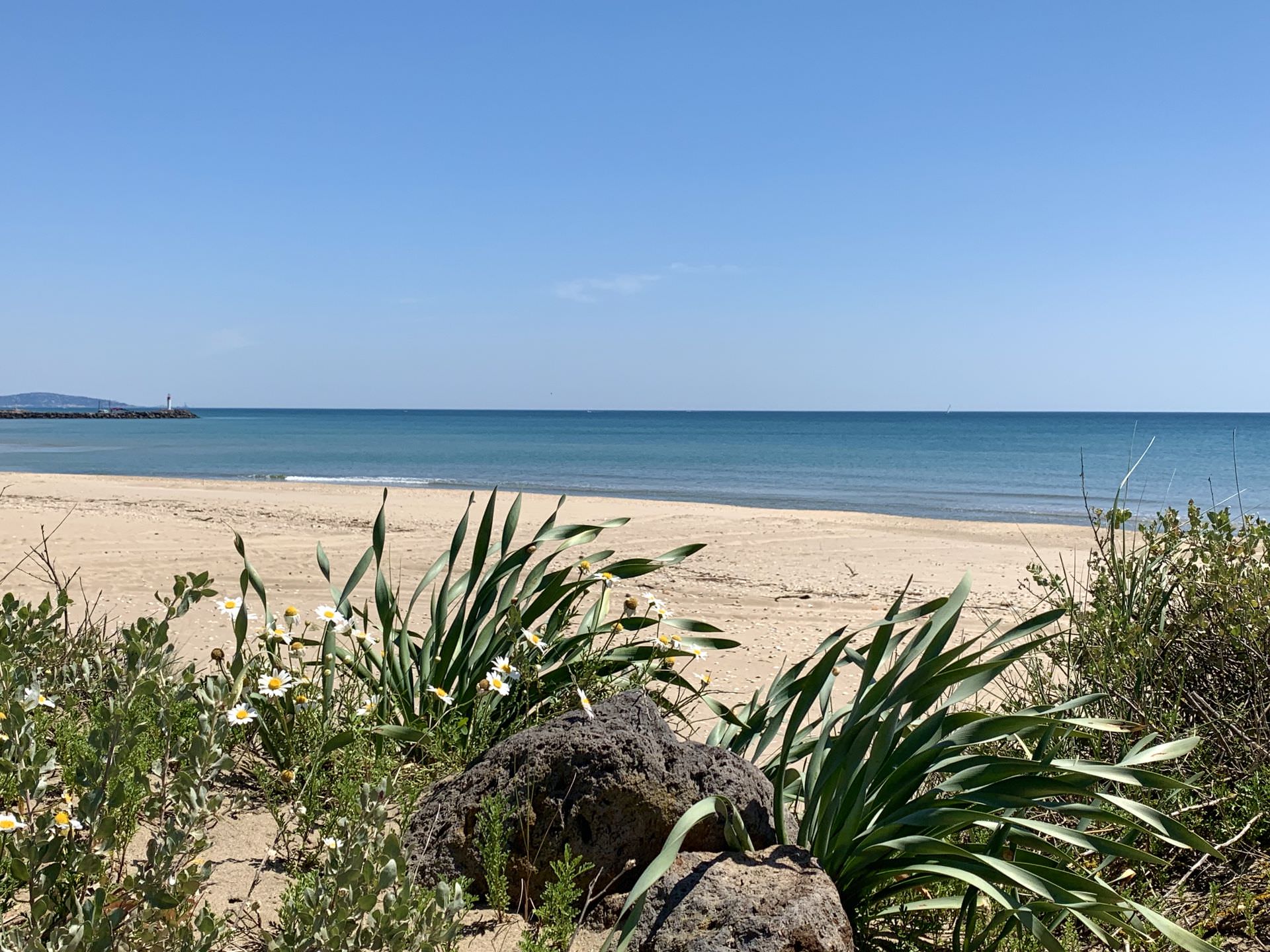 Plage Roquille au Cap d'Agde