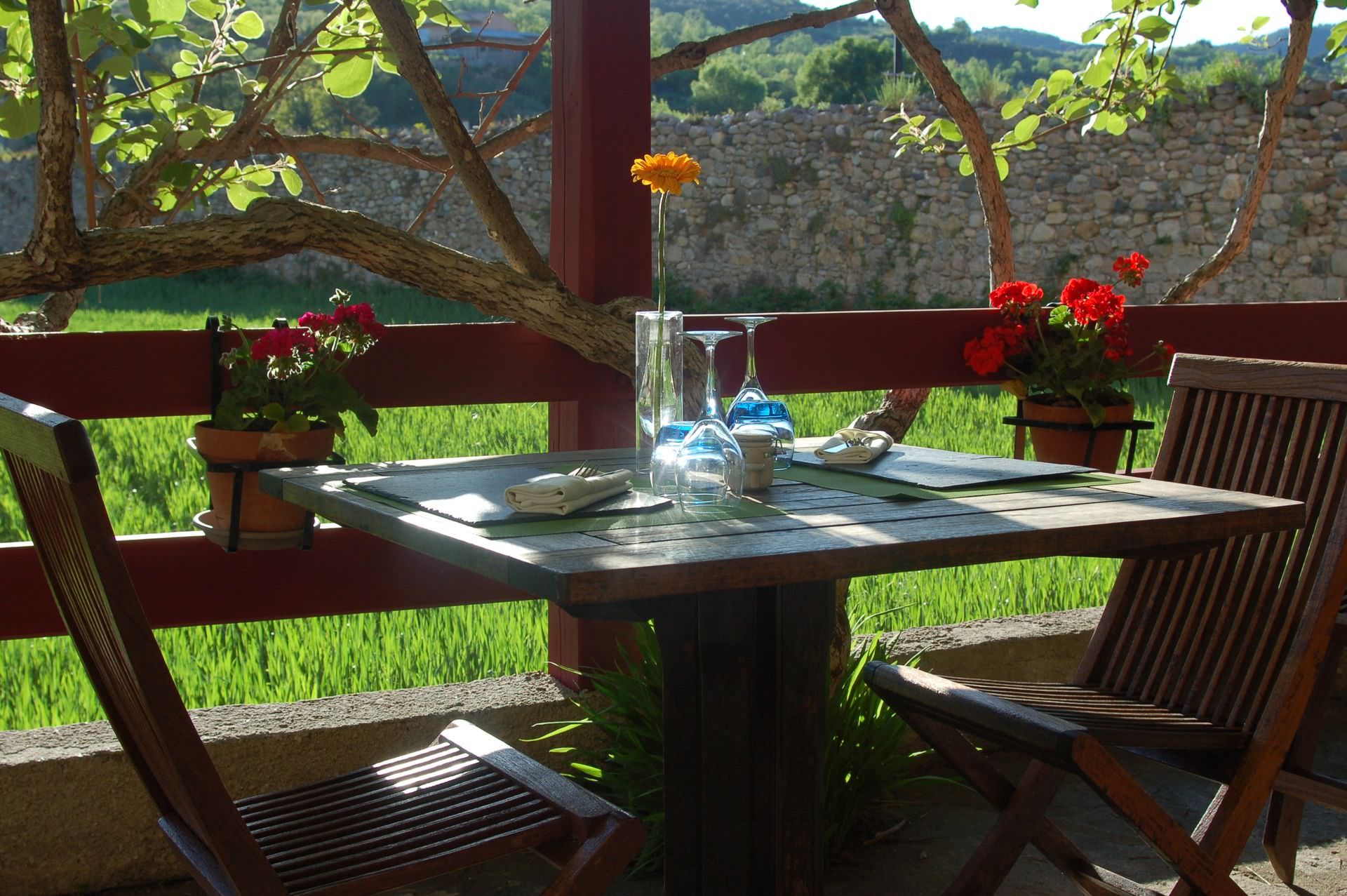 Terrasse Restaurant l'Auberge de l'Abbaye